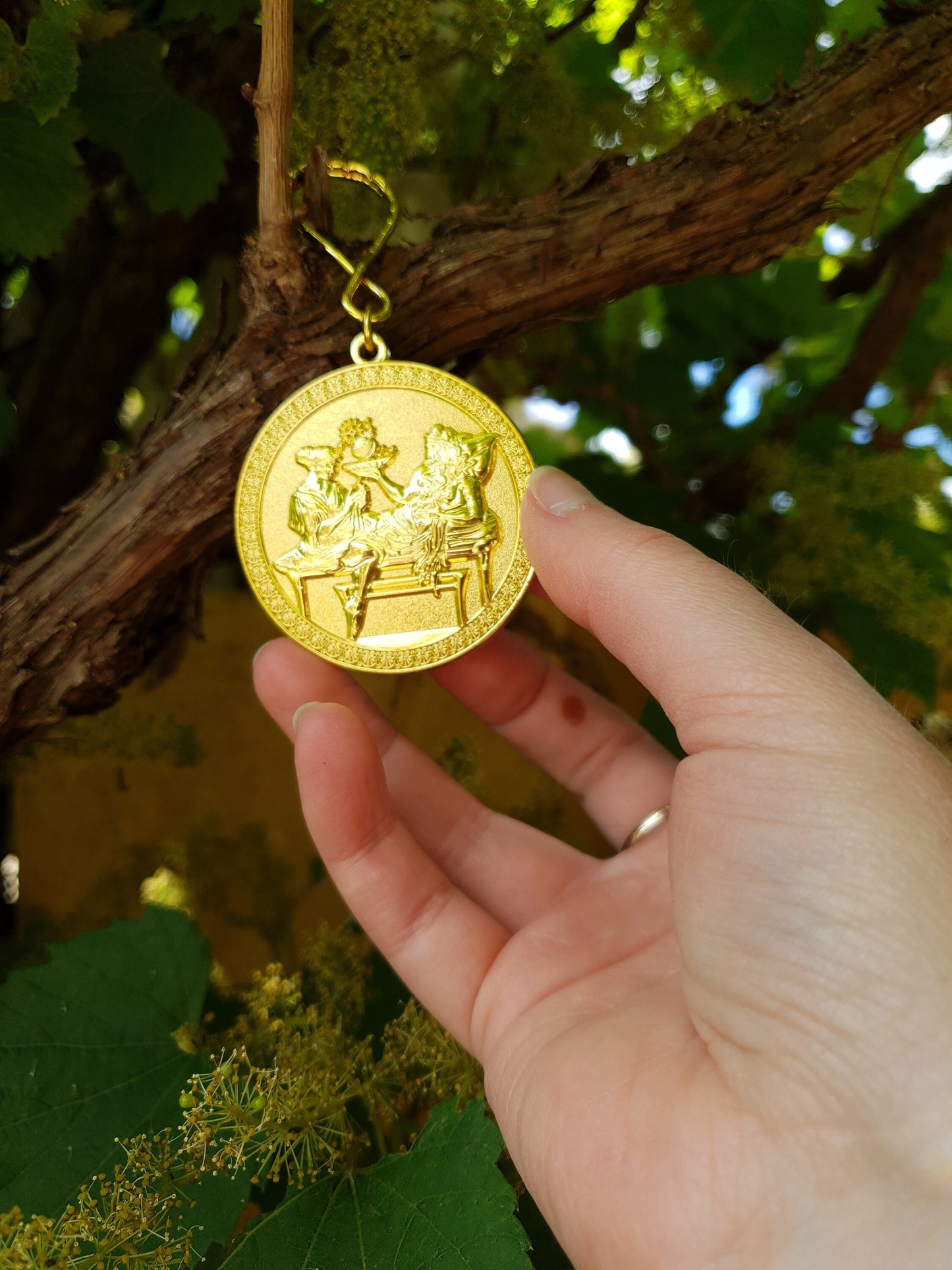 Inviting Persephone - Metal Keychain