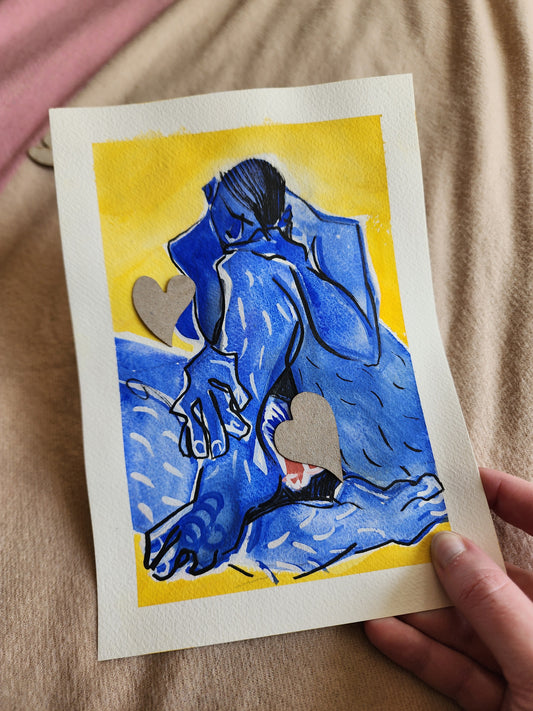 Trans Matisse - Original Watercolour Painting