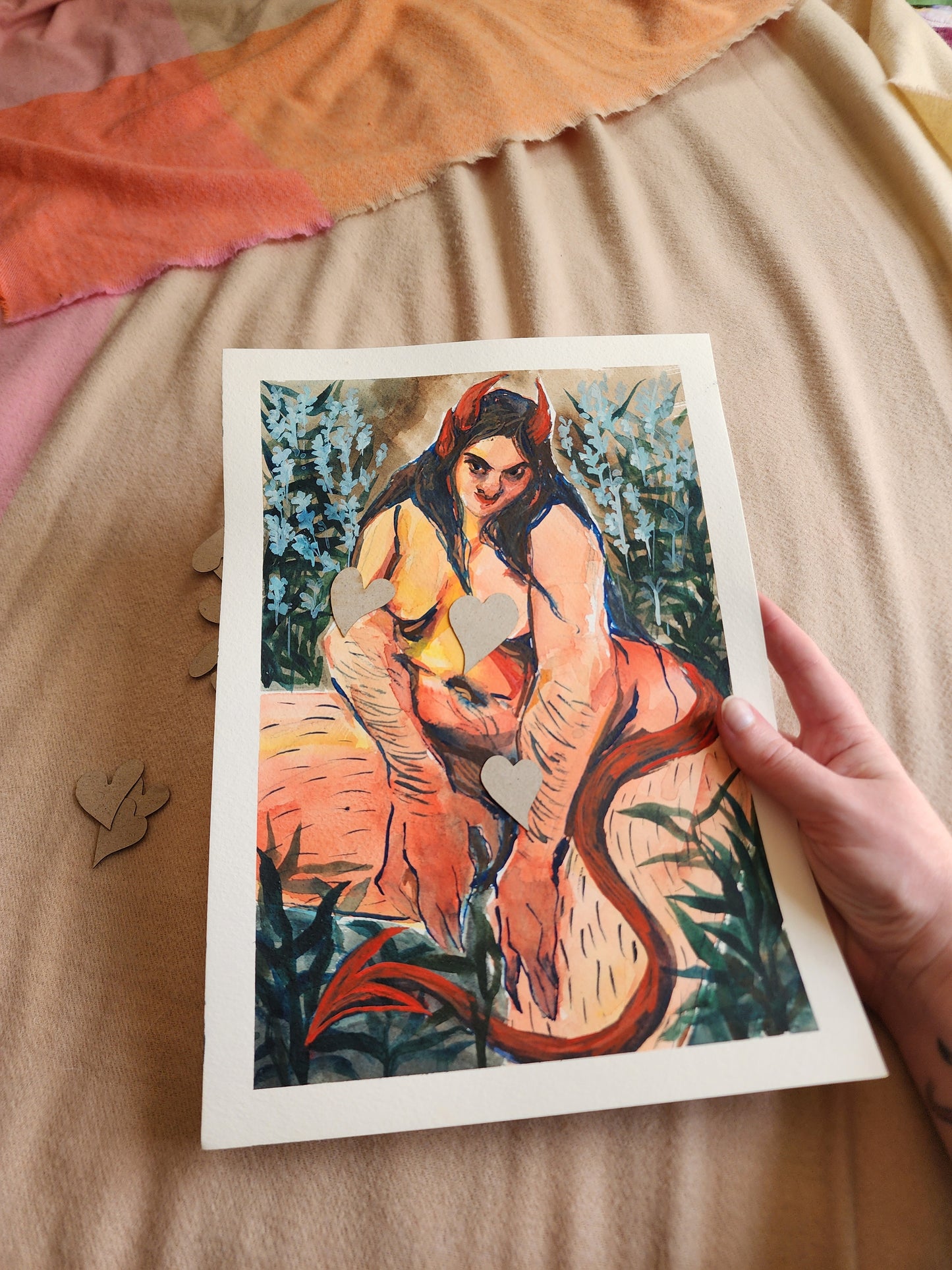 Hag Witch - Original Watercolour Painting