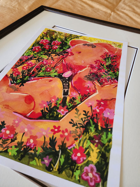 Fields of May - Watercolour Print