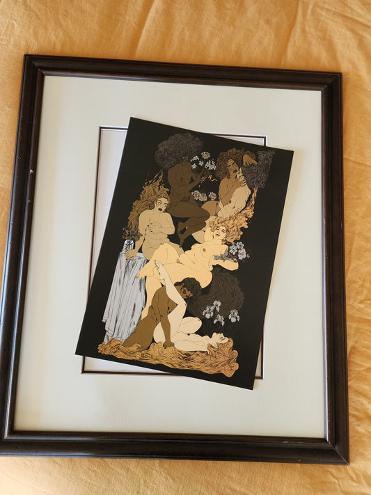 Courting Wildflowers - Print