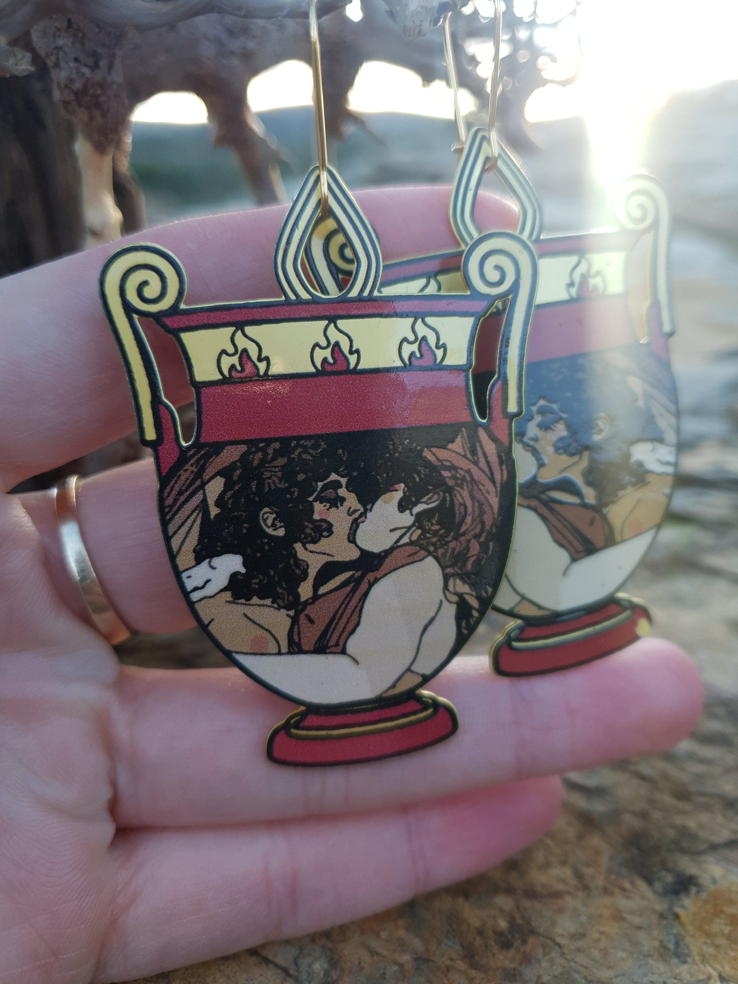 Enheduanna - Ancient Vessel Earrings