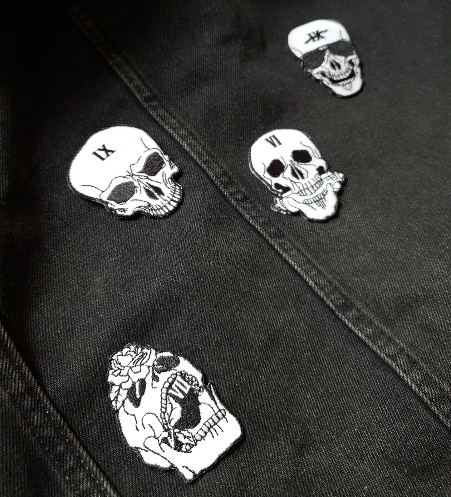 The Locked Tomb - Embroidered House Skull Patches