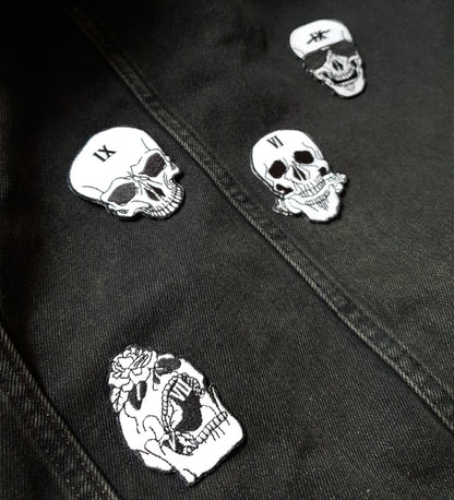 The Locked Tomb - Embroidered House Skull Patches