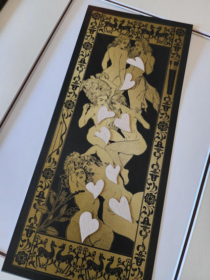 Artemis & The Nymphs - Print