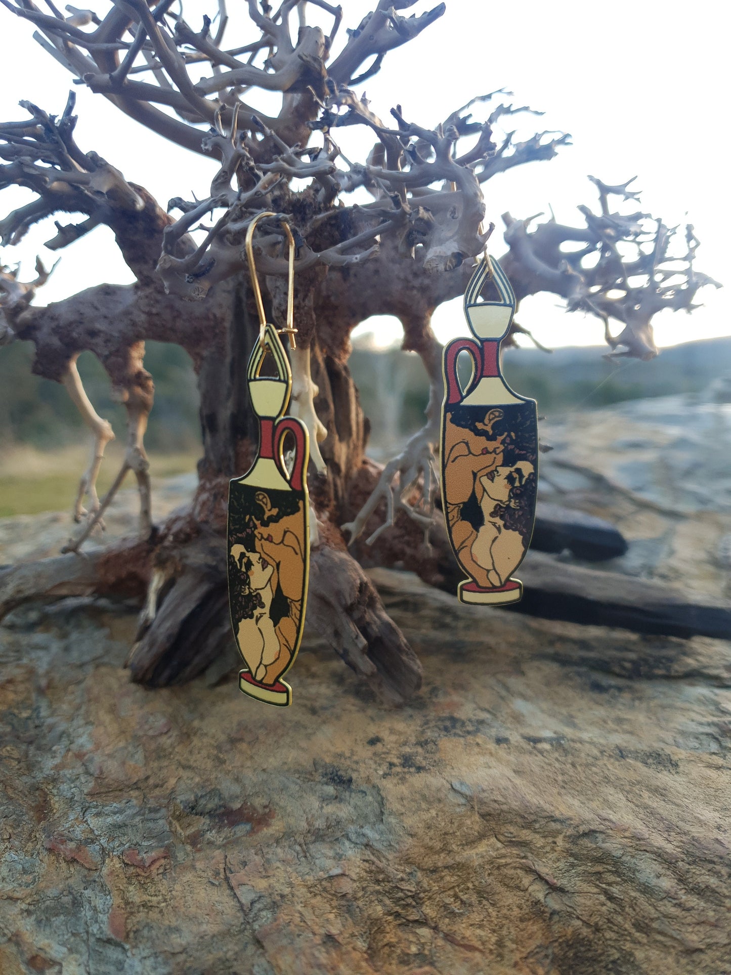 Odysseus - Ancient Vessel Earrings