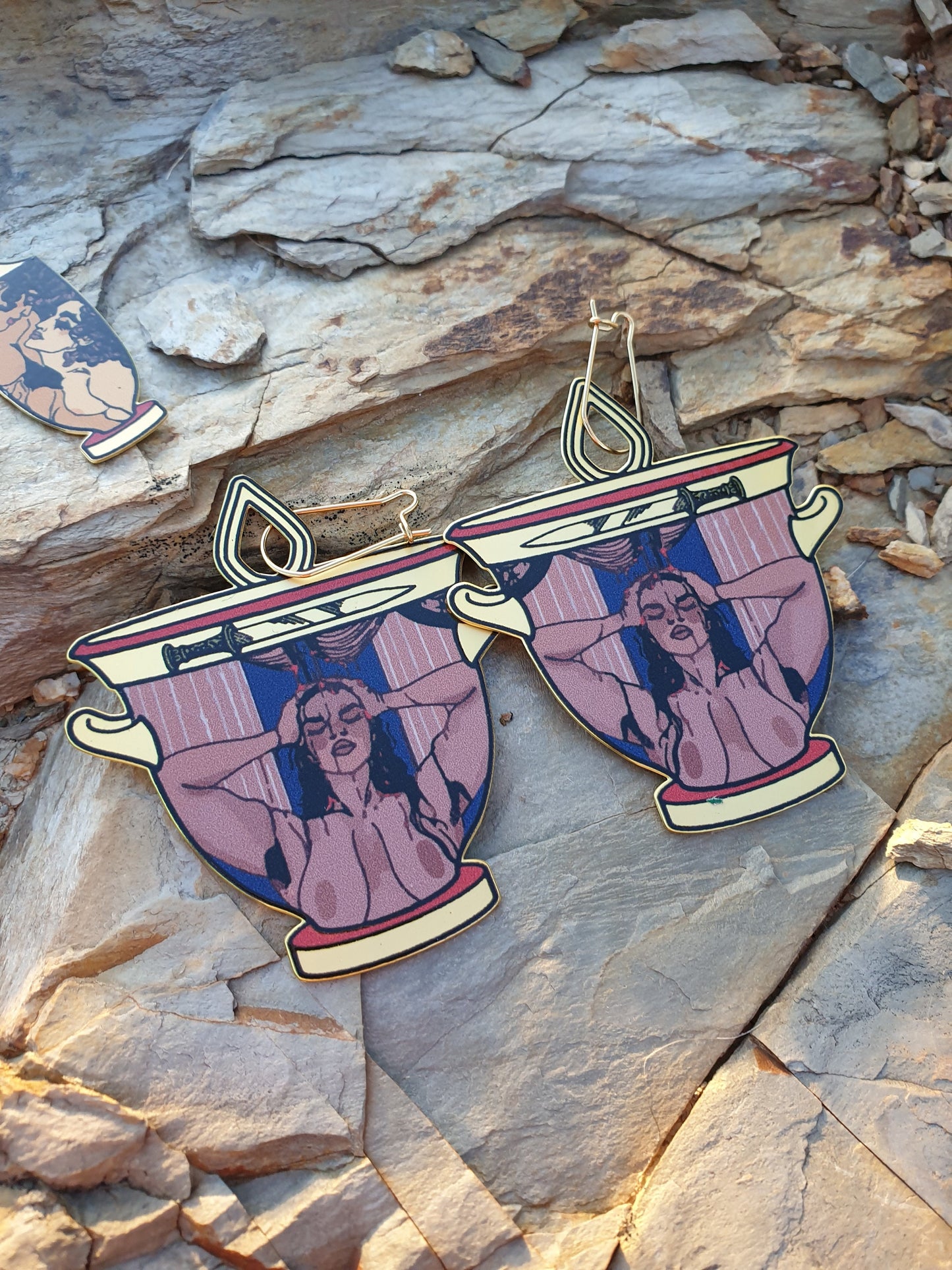 Heracles - Ancient Vessel Earrings