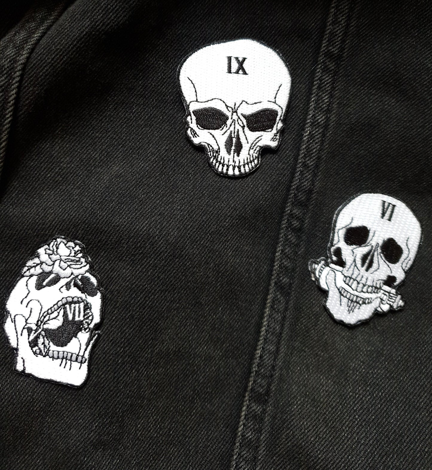 The Locked Tomb - Embroidered House Skull Patches