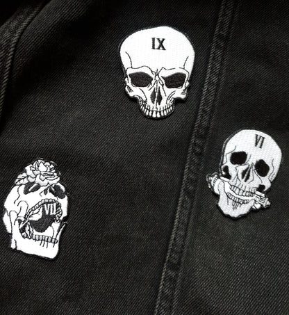 The Locked Tomb - Embroidered House Skull Patches