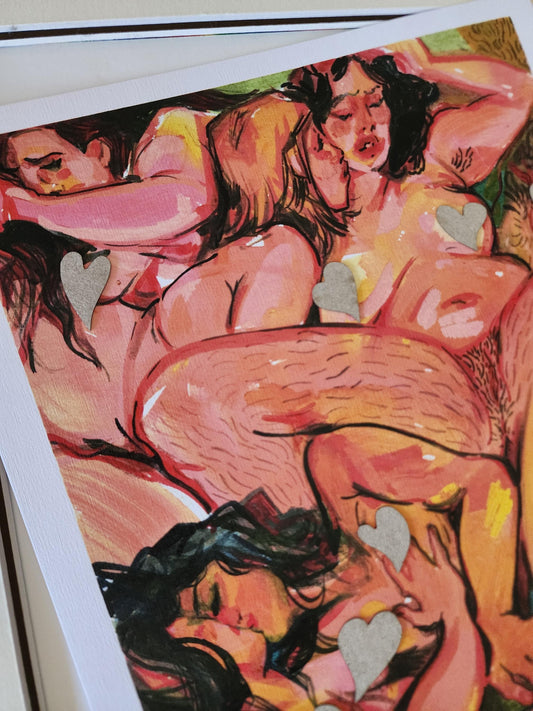 A Convocation of Fauns - Watercolour Print
