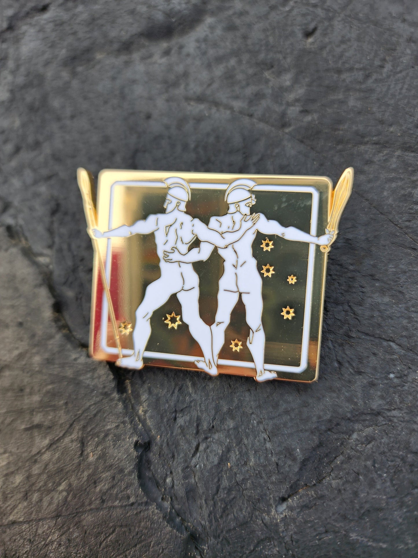 Achilles & Patroclus - Hard Enamel Pin