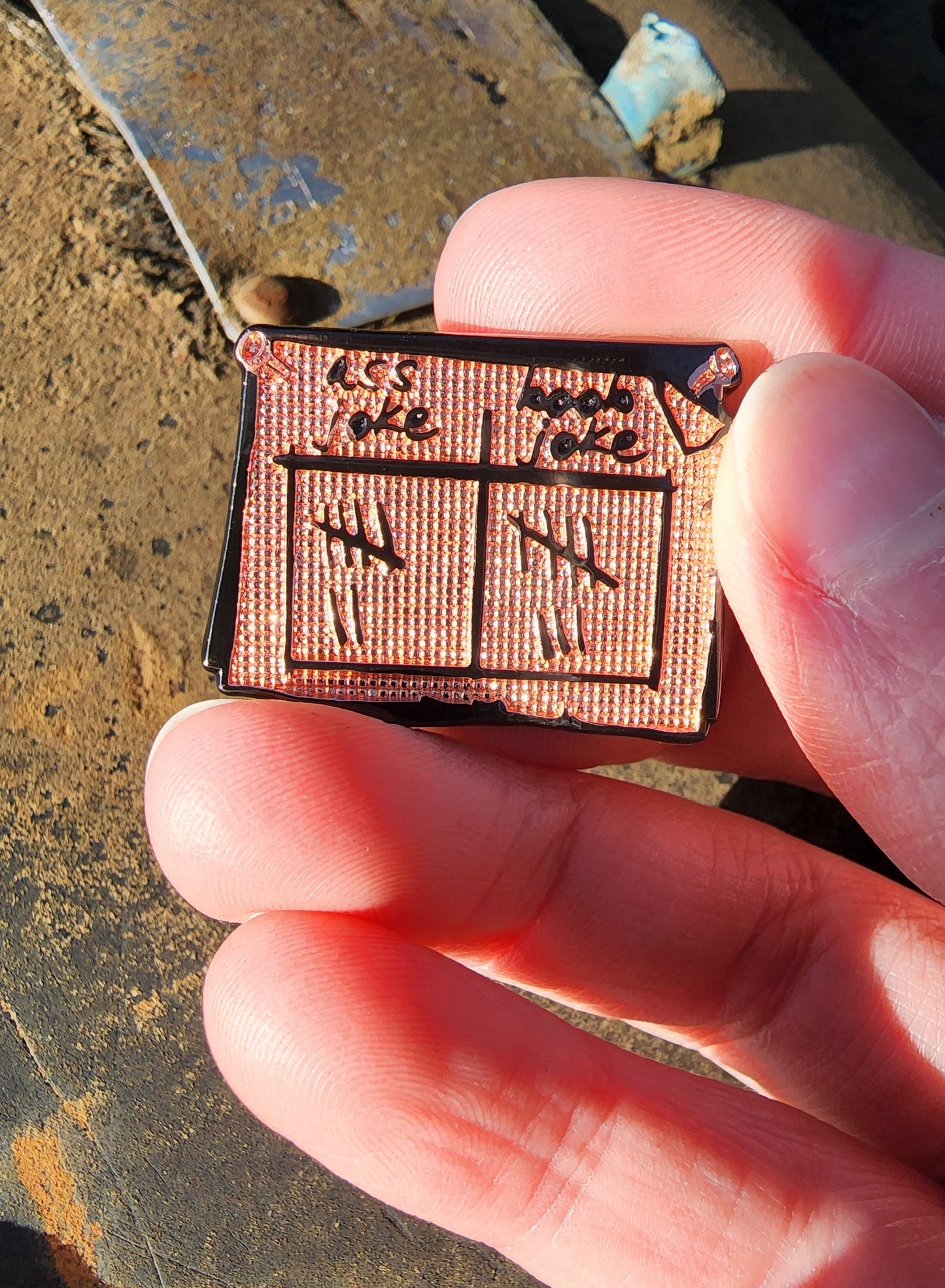 The Locked Tomb - Tally Board Die-Struck Pin