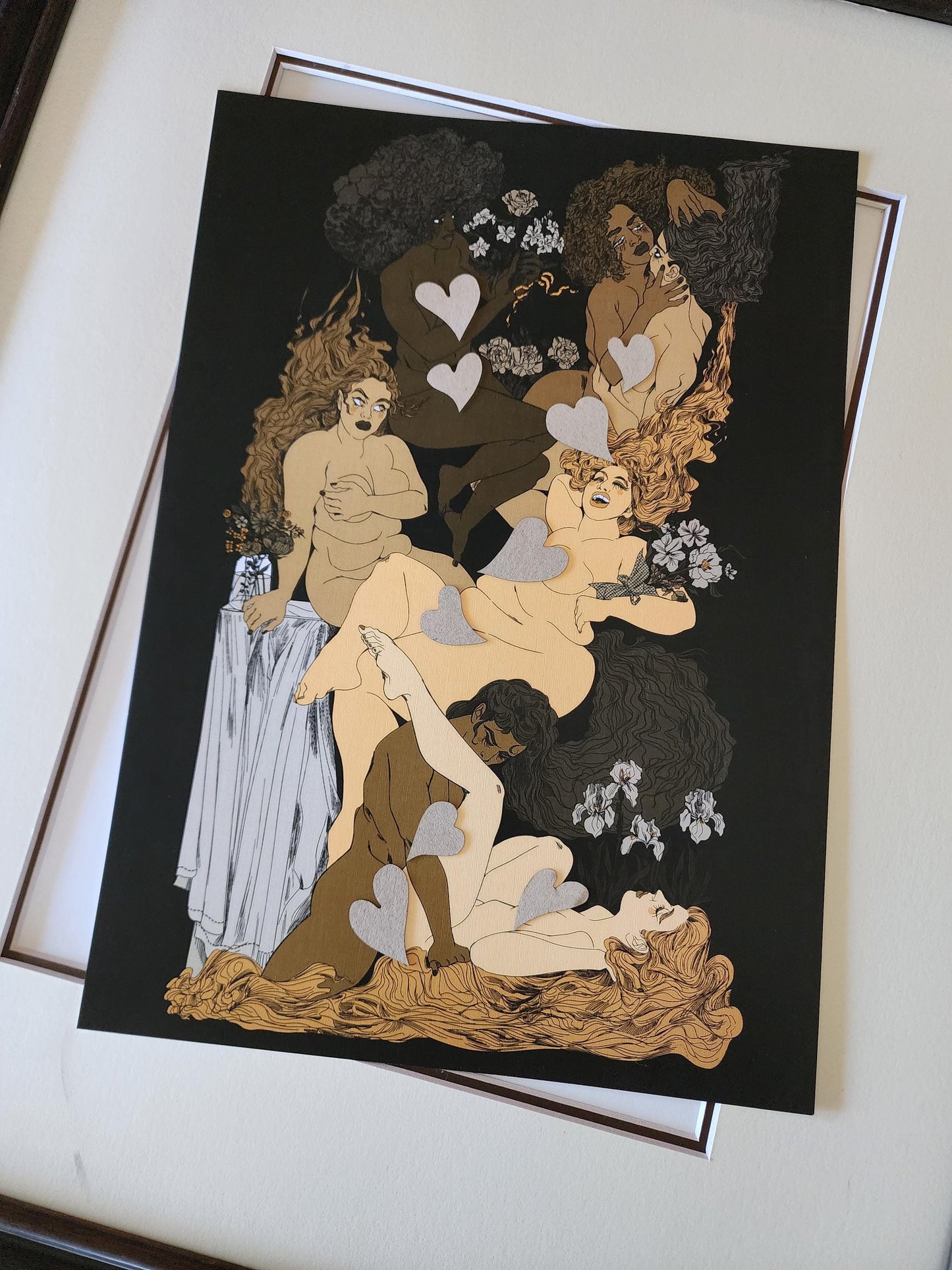 Courting Wildflowers - Print