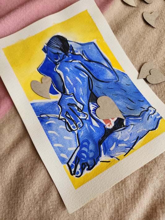 Trans Matisse - Original Watercolour Painting