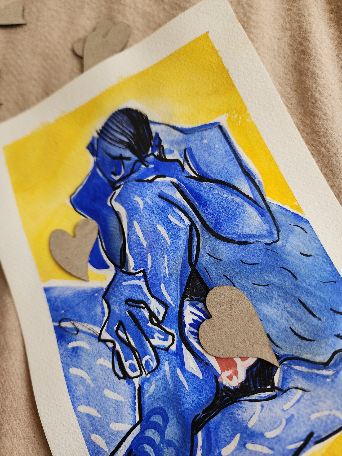 Trans Matisse - Original Watercolour Painting