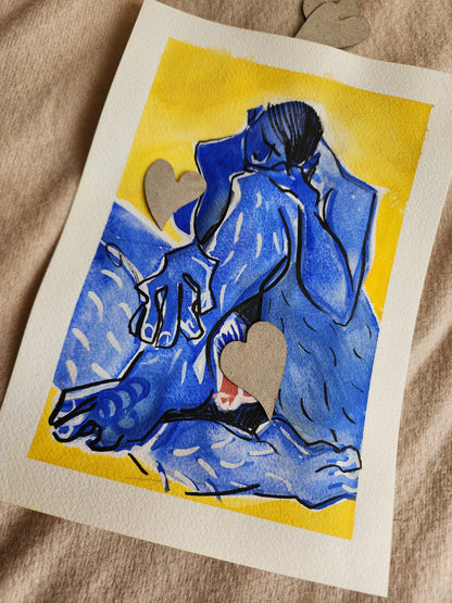 Trans Matisse - Original Watercolour Painting