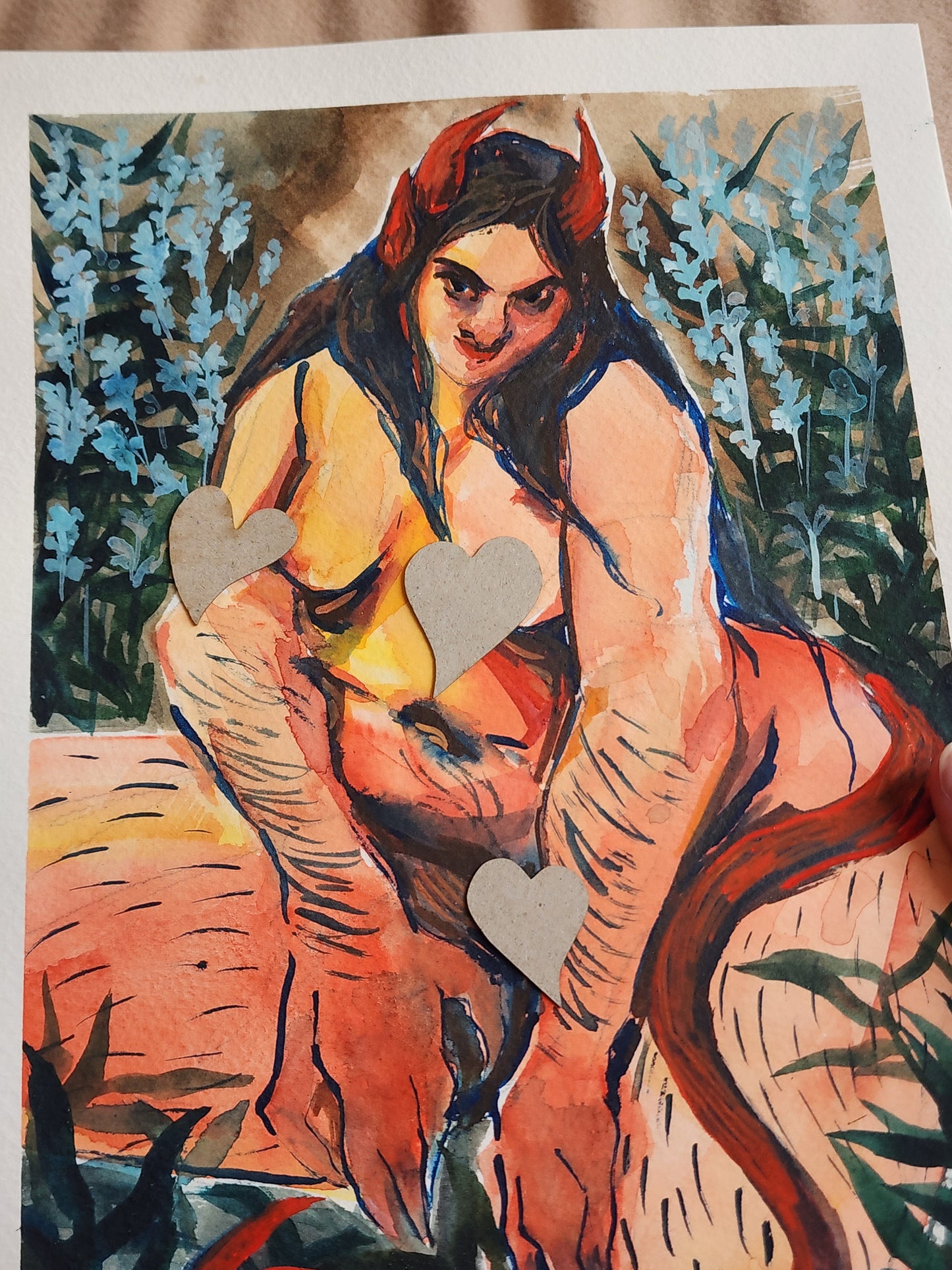 Hag Witch - Original Watercolour Painting