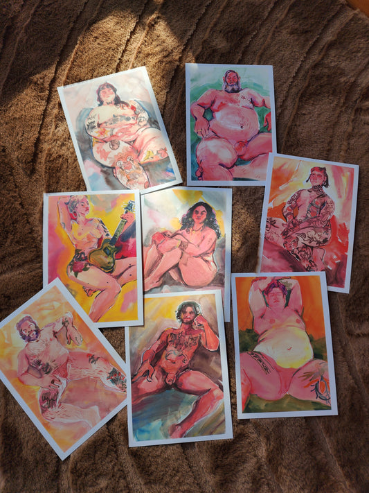 Embodied - 8 Mini Postcard Print Pack