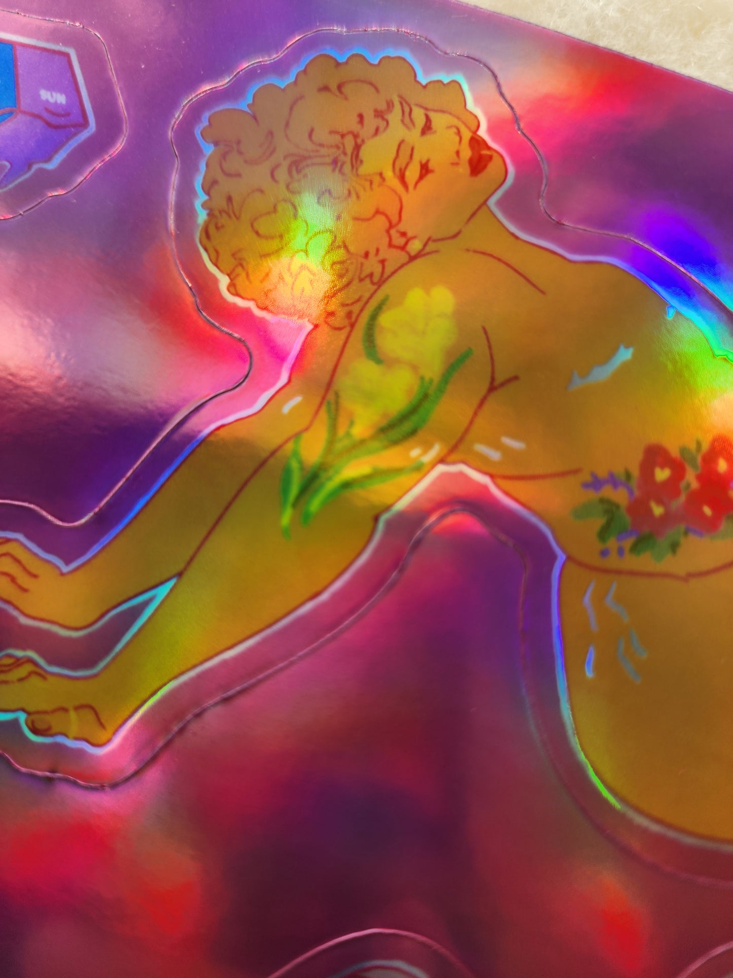 Embodied - a4 Holographic Sticker Sheet