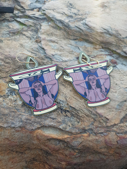 Heracles - Ancient Vessel Earrings