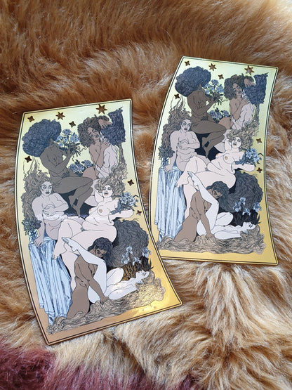 Courting Wildflowers - Metal Bookmark