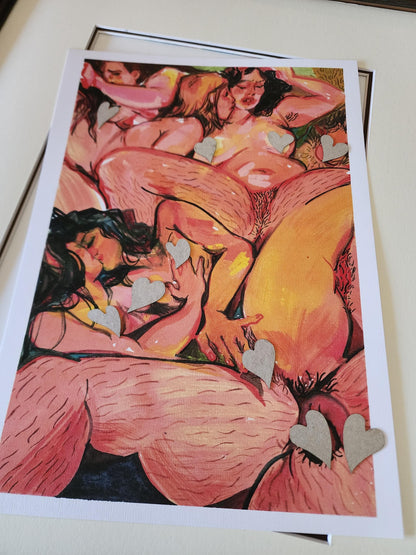 A Convocation of Fauns - Watercolour Print
