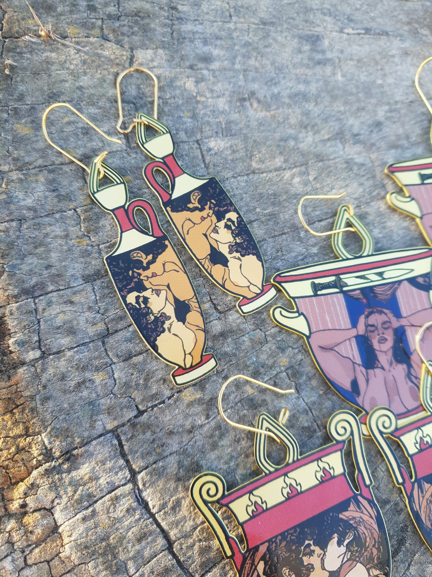 Odysseus - Ancient Vessel Earrings