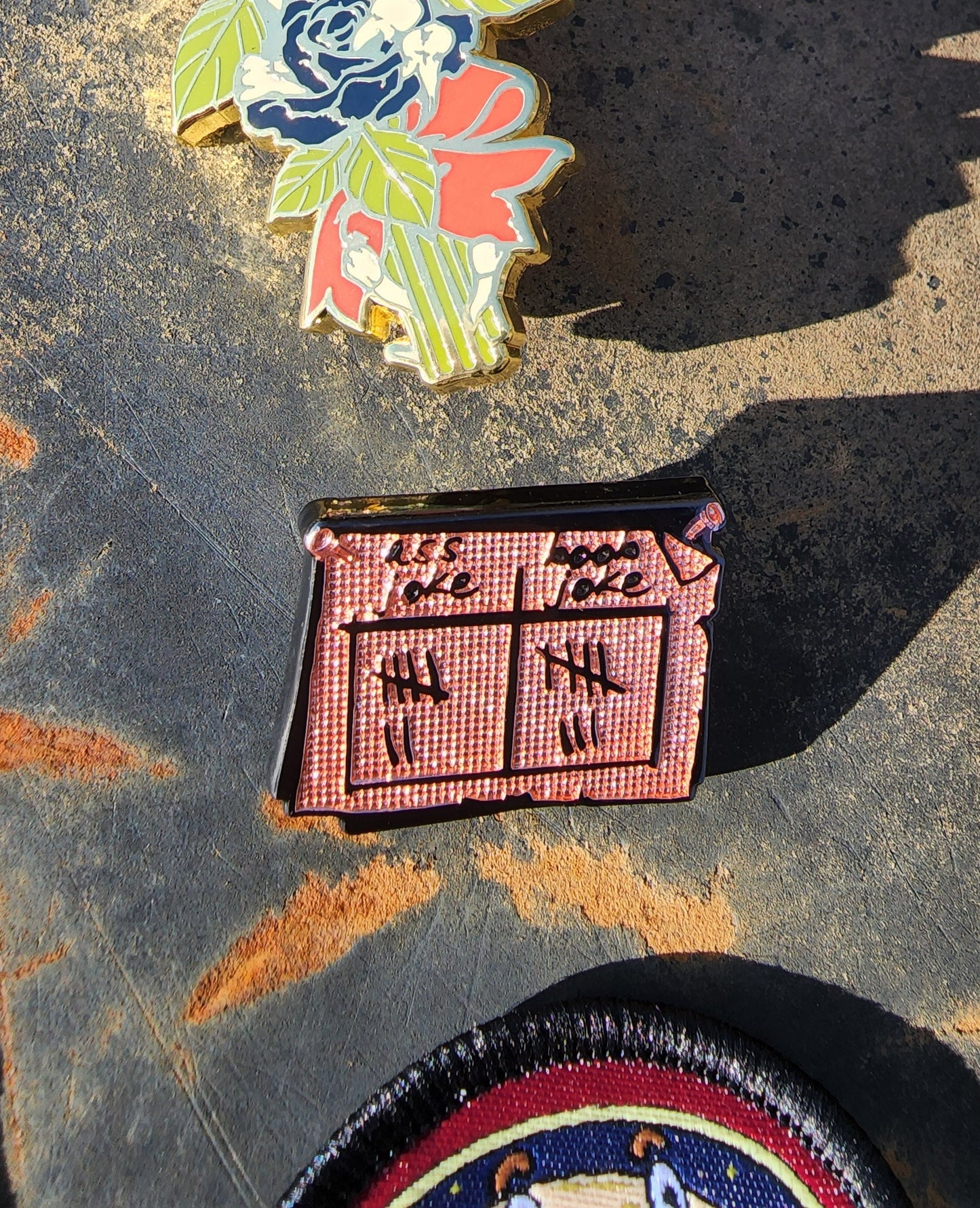 The Locked Tomb - Tally Board Die-Struck Pin