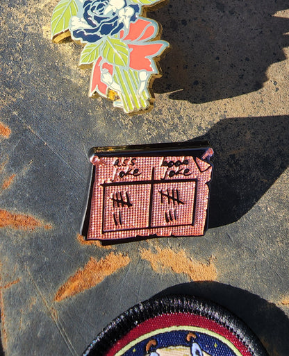 The Locked Tomb - Tally Board Die-Struck Pin
