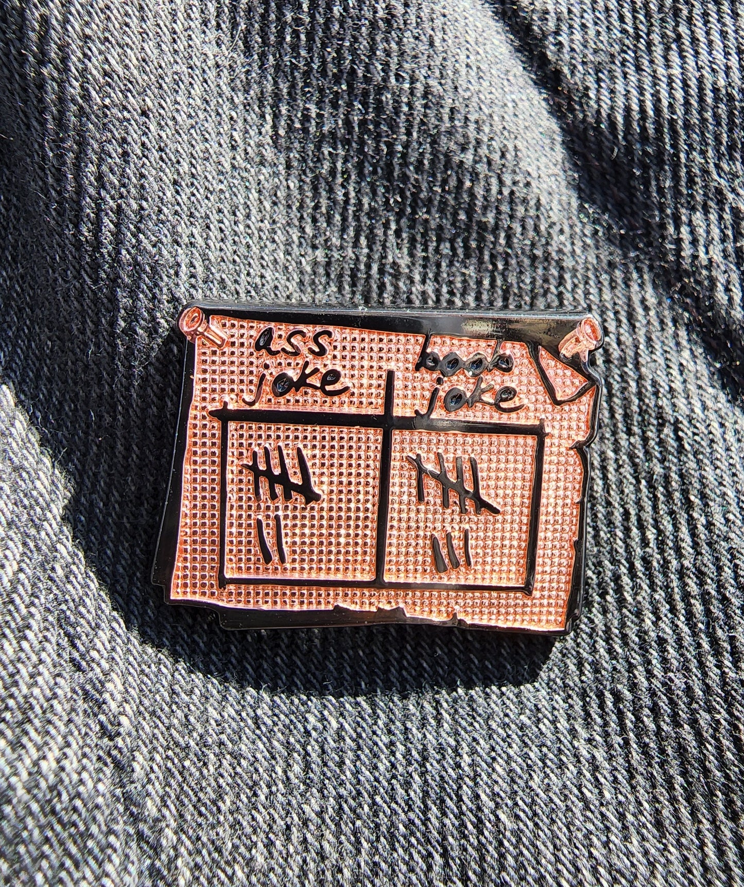 The Locked Tomb - Tally Board Die-Struck Pin