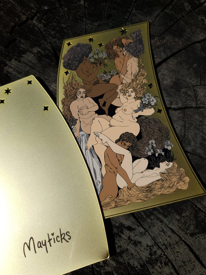Courting Wildflowers - Metal Bookmark