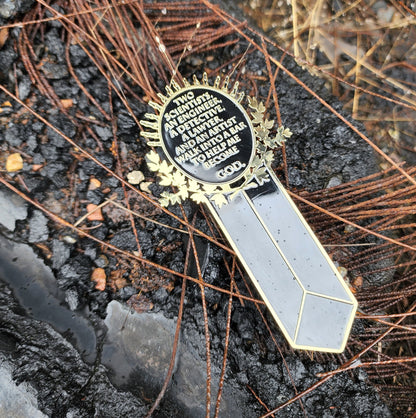 The Locked Tomb - John's Joke Enamel Bookmark