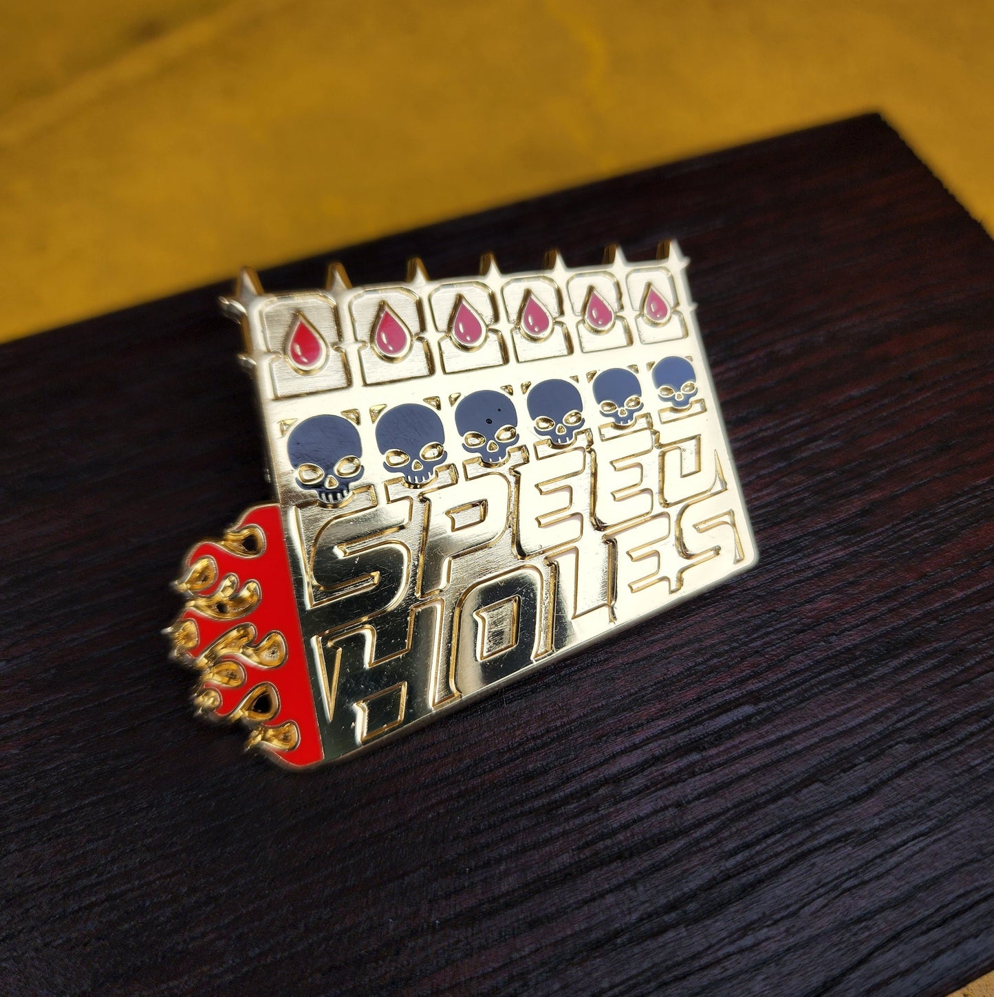 The Locked Tomb - Speed Holes Enamel Pin