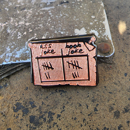 The Locked Tomb - Tally Board Die-Struck Pin