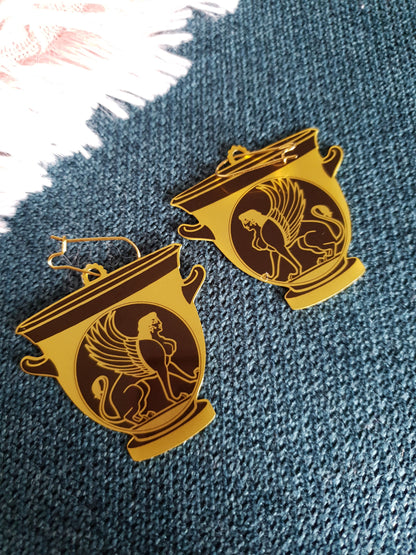 Eat Your Darlings - Ancient Vessel Earrings