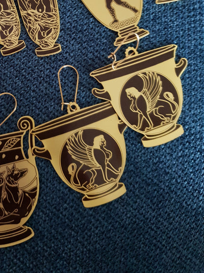 Eat Your Darlings - Ancient Vessel Earrings