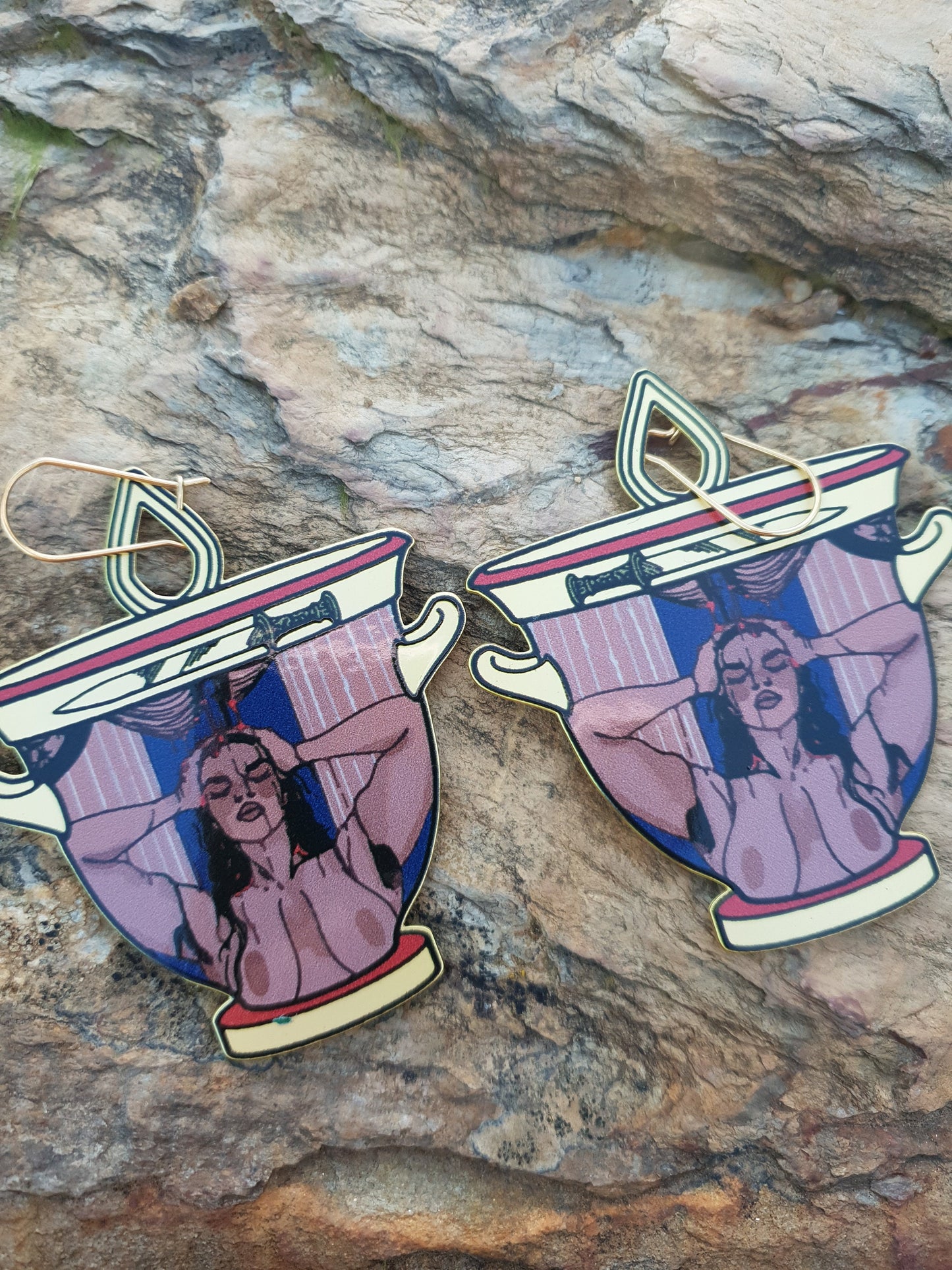 Heracles - Ancient Vessel Earrings