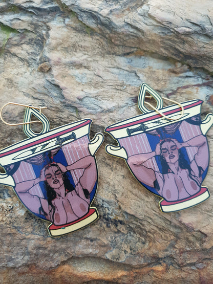 Heracles - Ancient Vessel Earrings
