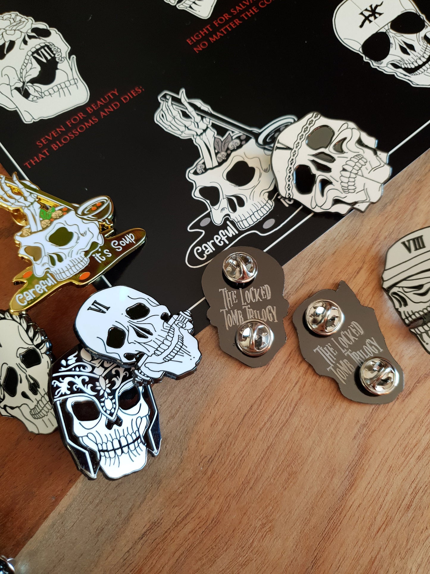 The Locked Tomb - House Pins