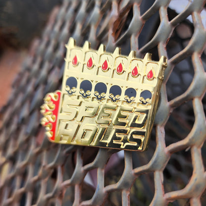 The Locked Tomb - Speed Holes Enamel Pin