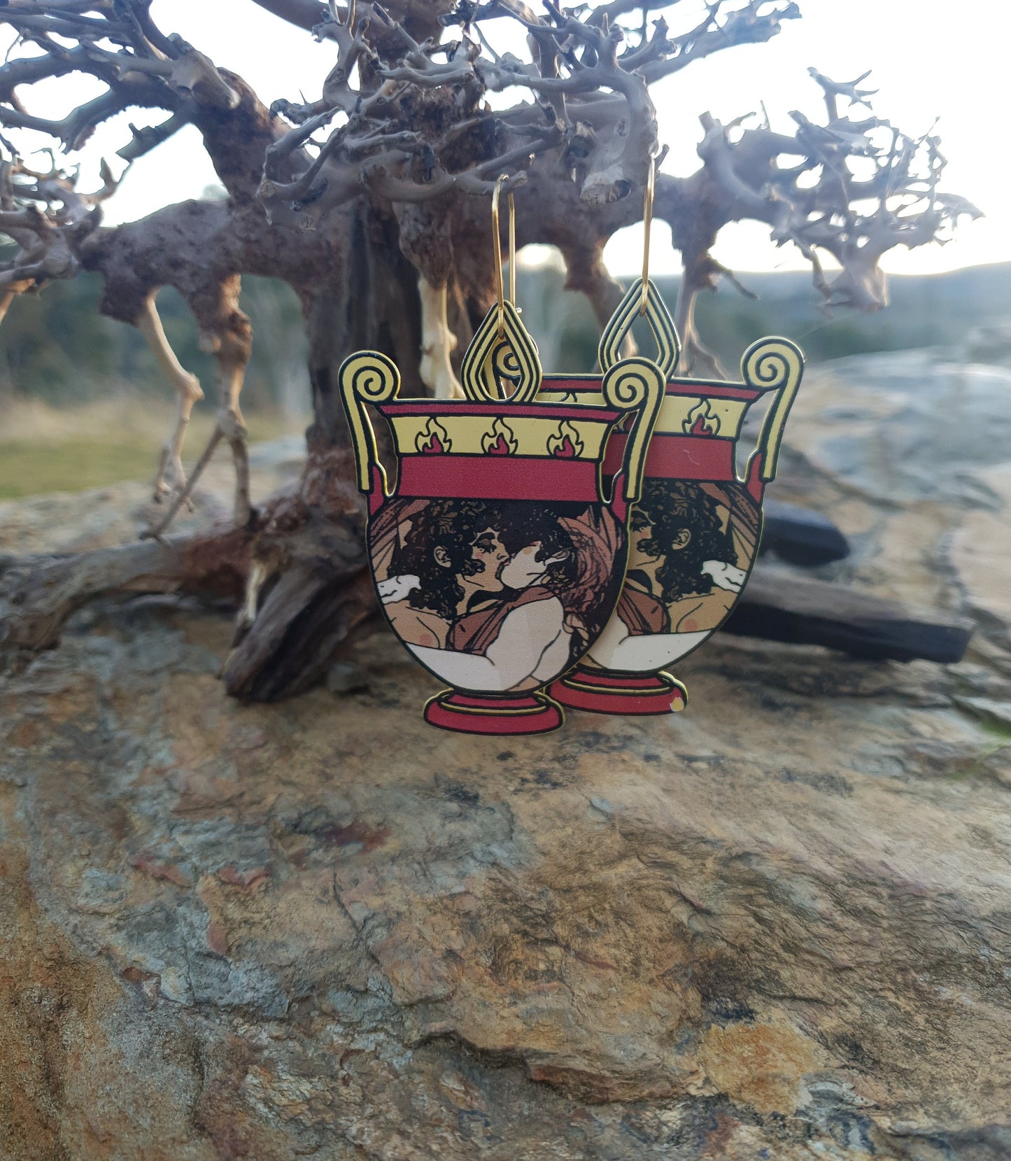 Enheduanna - Ancient Vessel Earrings