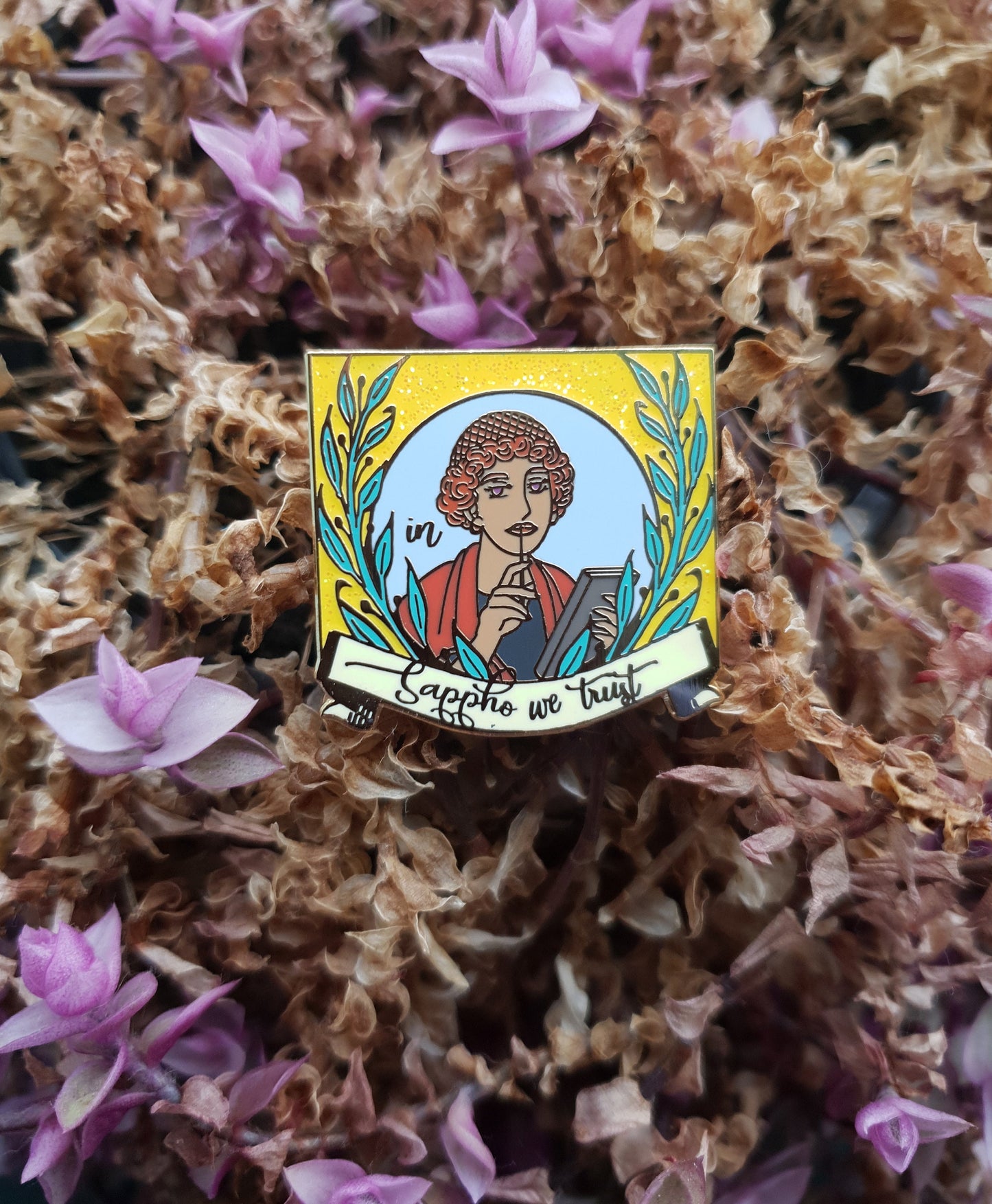 In Sappho We Trust - Hard Enamel Pin