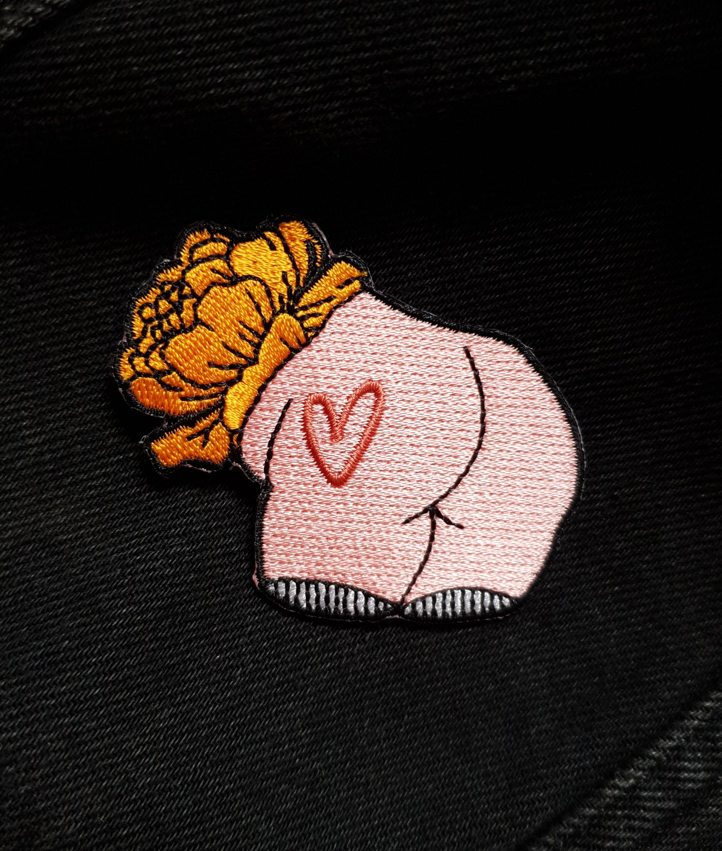 Bums & Roses - Embroidered Patch Set