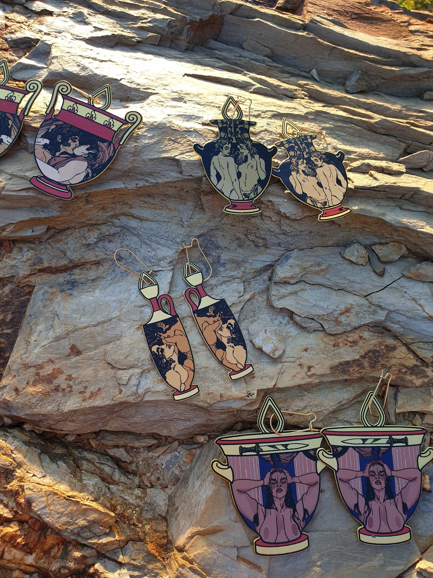 Enheduanna - Ancient Vessel Earrings