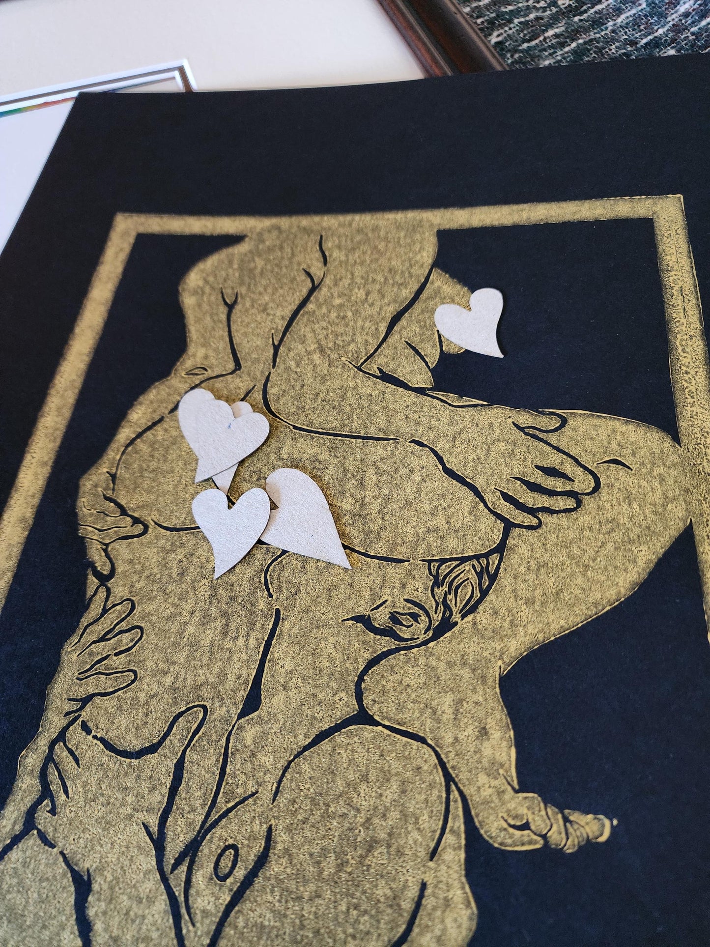 FEAST - Linoprint