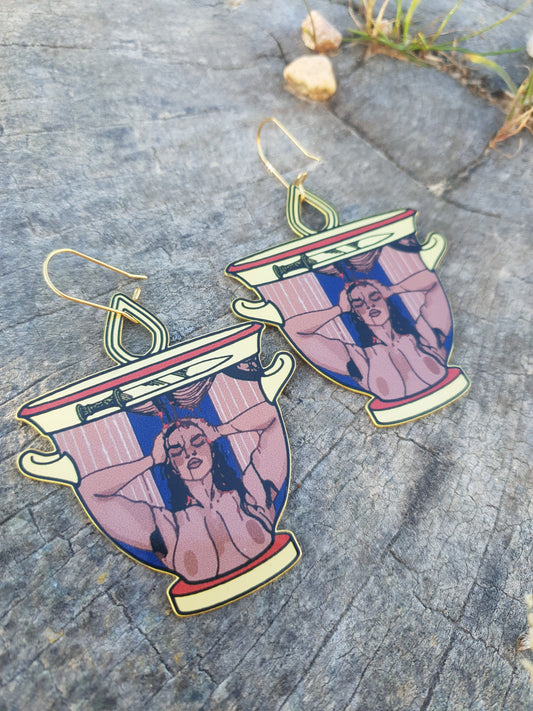 Heracles - Ancient Vessel Earrings