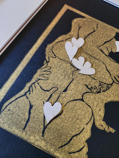 FEAST - Linoprint