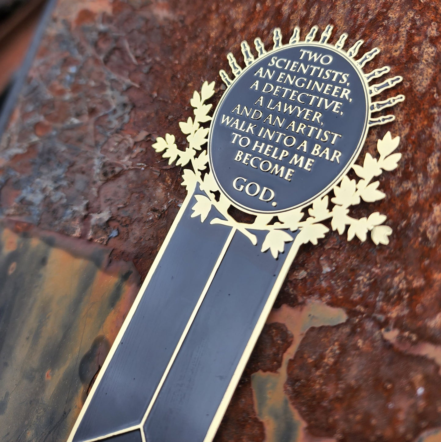 The Locked Tomb - John's Joke Enamel Bookmark