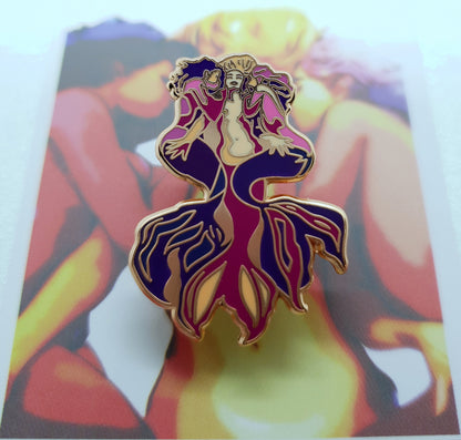 Mermaid Triad V2 Hard Enamel Pin