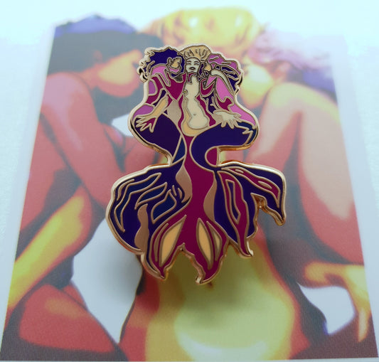 Mermaid Triad V2 Hard Enamel Pin